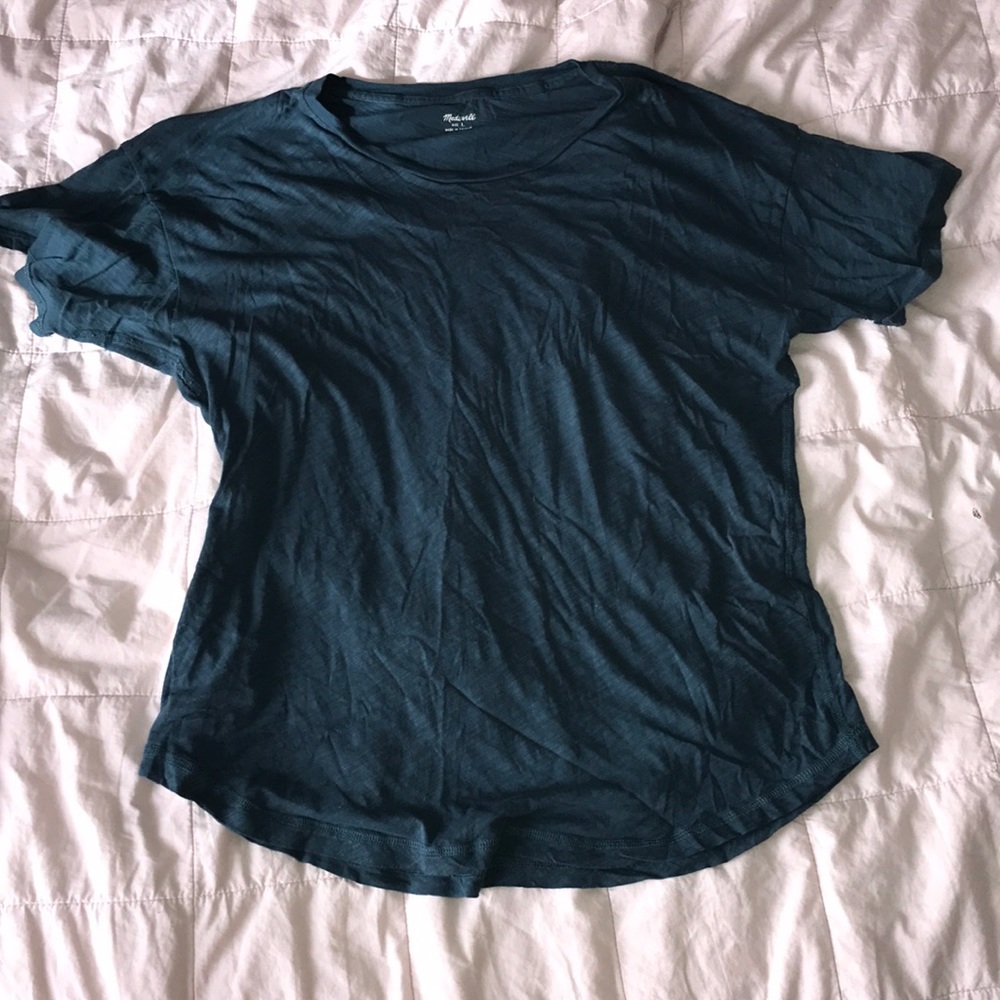 Madewell essential teal tee